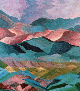 "Storm Over Cebolla" Tapestry by Tina B. Woolley: click to enlarge