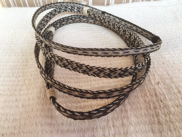 Colorado Horsehair Braided Hatbands: click to enlarge