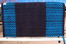 Hand-Woven Saddle Blanket from the Brown Cow Studio in Santa Fe