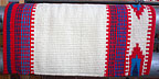 &quot;Joe's Ranch Blanket II&quot;, A Hand-Woven Saddle Blanket from the Brown Cow Studio in Santa Fe