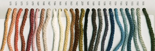 yarn color chart for custom woven saddle blankets